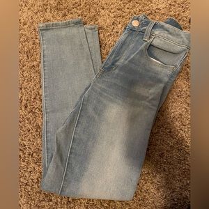American eagle light wash skinny jeans